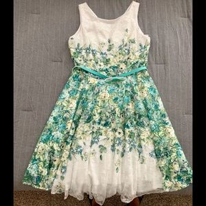 Dressbarn size 16 lined  lace dress